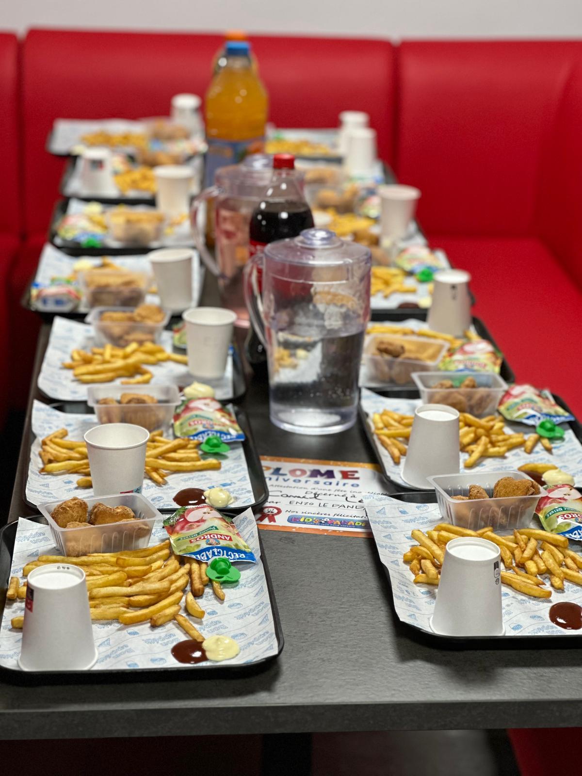 Menu nuggets frites