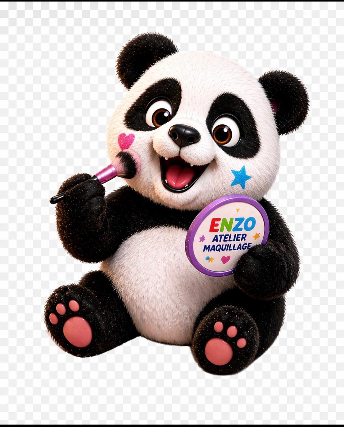Enzo panda maquillage